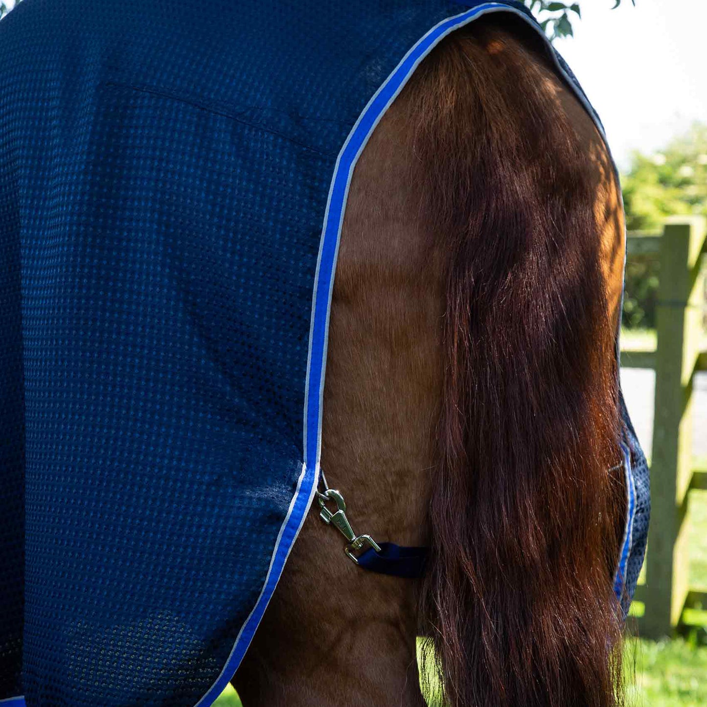 Couverture Séchante Combo Premier Equine Buster Waffle – Confort et Refroidissement Optimaux avec Couvre-Cou Intégré