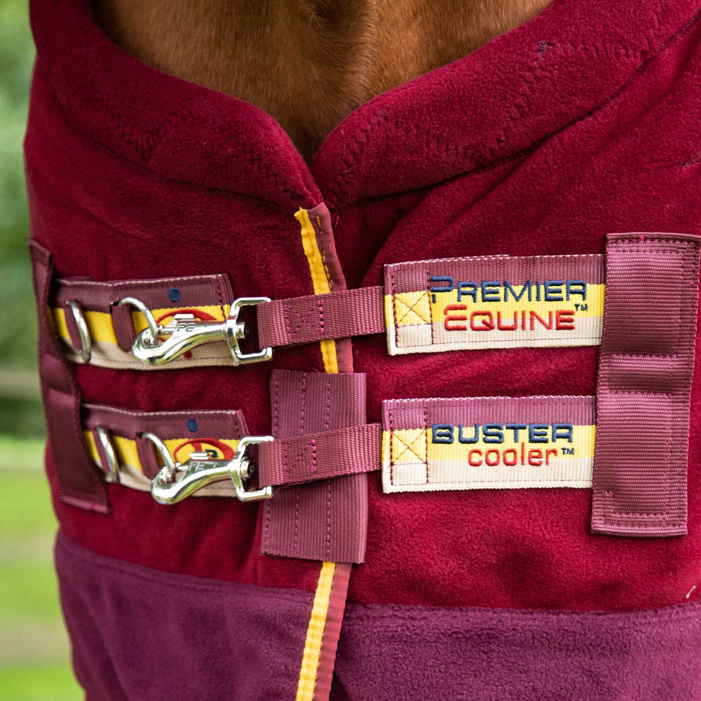 Couverture Séchante Buster Continental Edition Premier Equine – Polaire anti-boulochage 280g pour cheval
