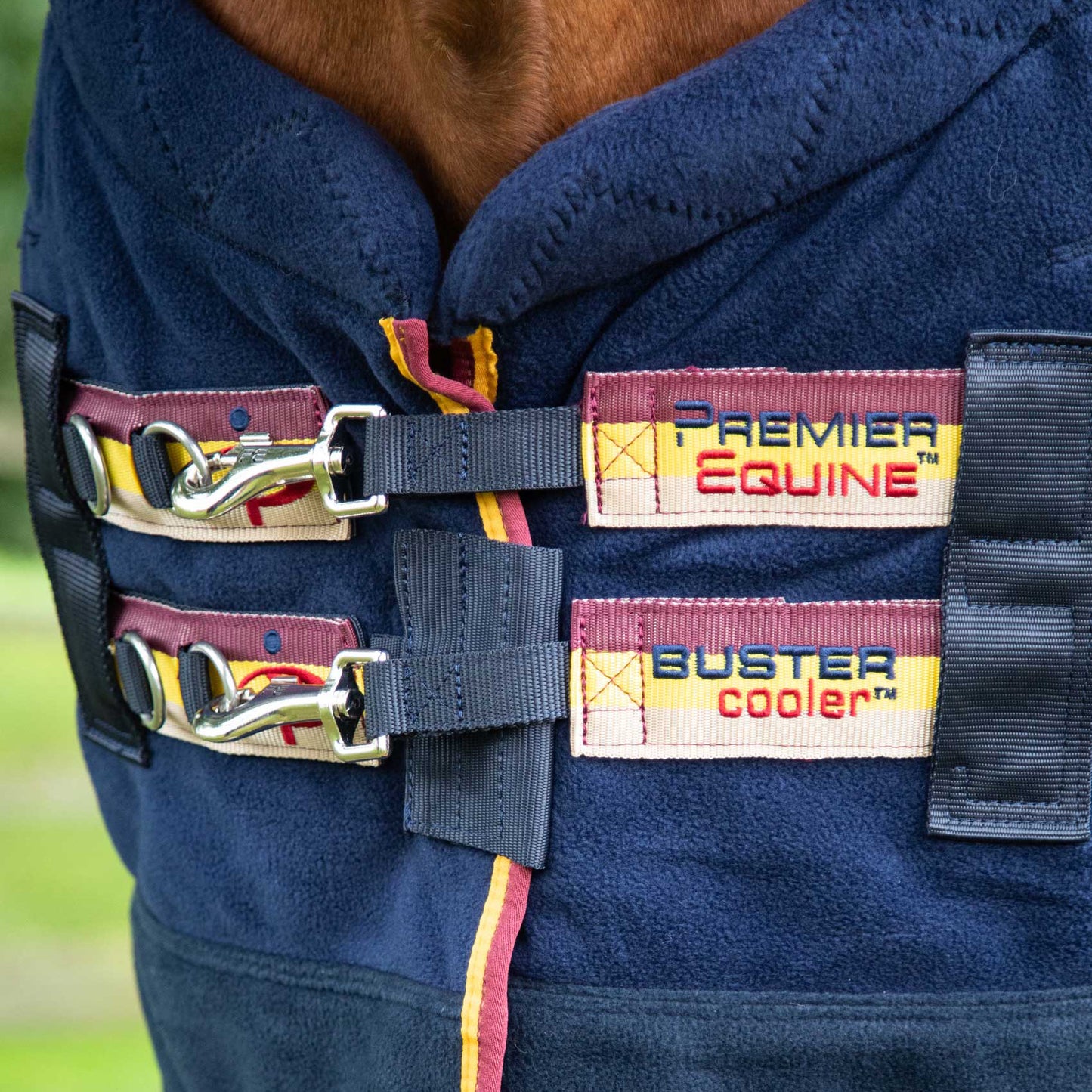 Couverture Séchante Buster Continental Edition Premier Equine – Polaire anti-boulochage 280g pour cheval