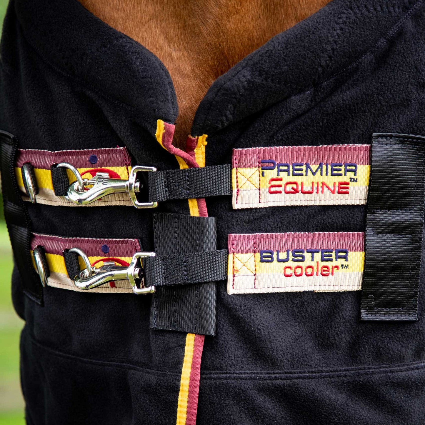 Couverture Séchante Buster Continental Edition Premier Equine – Polaire anti-boulochage 280g pour cheval