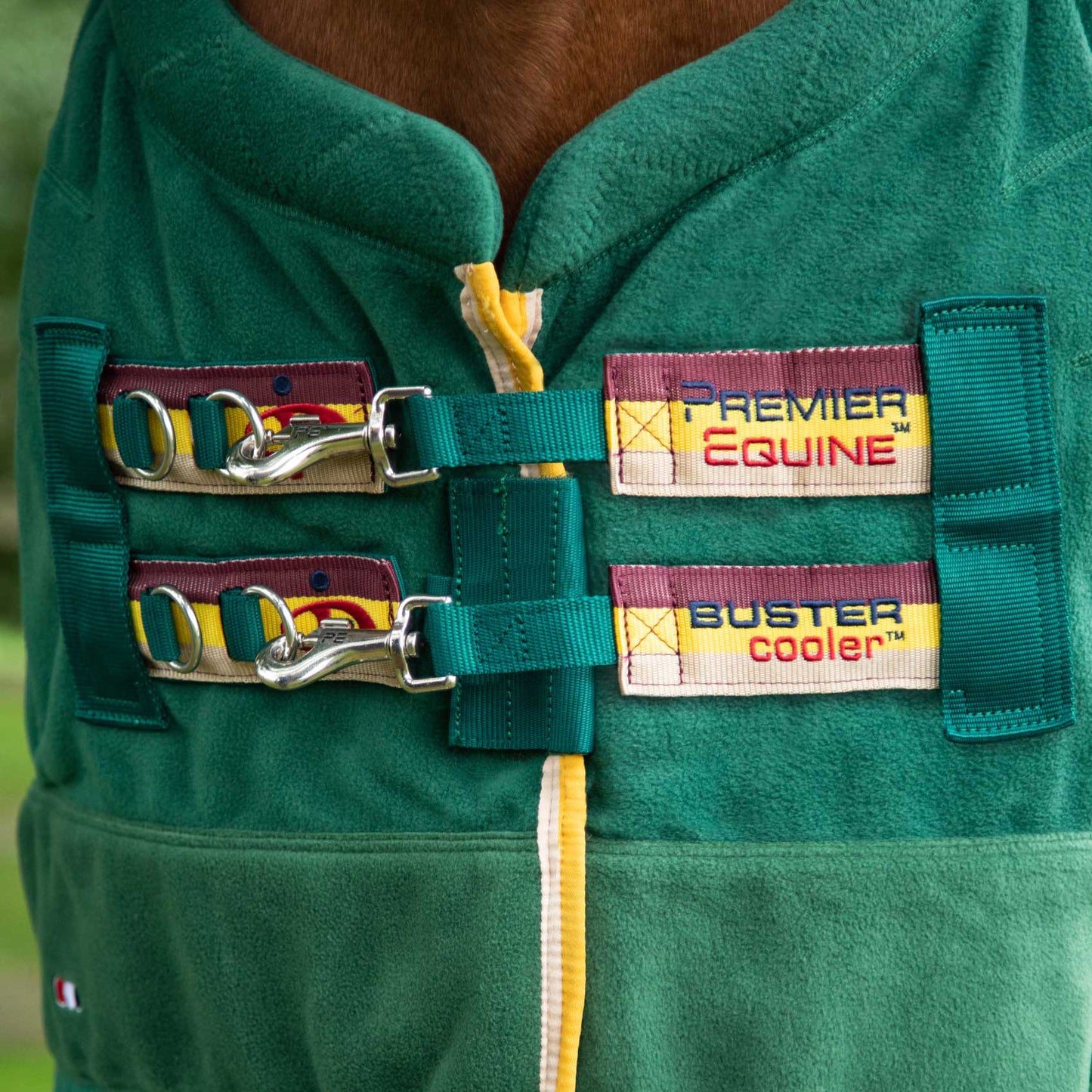 Couverture Séchante Buster Continental Edition Premier Equine – Polaire anti-boulochage 280g pour cheval