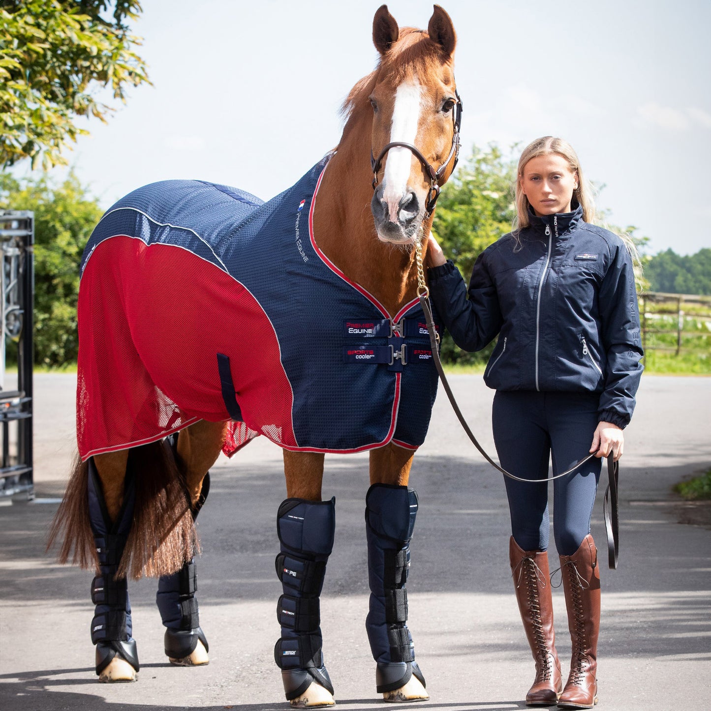 Couverture Séchante Premier Equine Sports – Séchage Rapide et Respirabilité Maximale