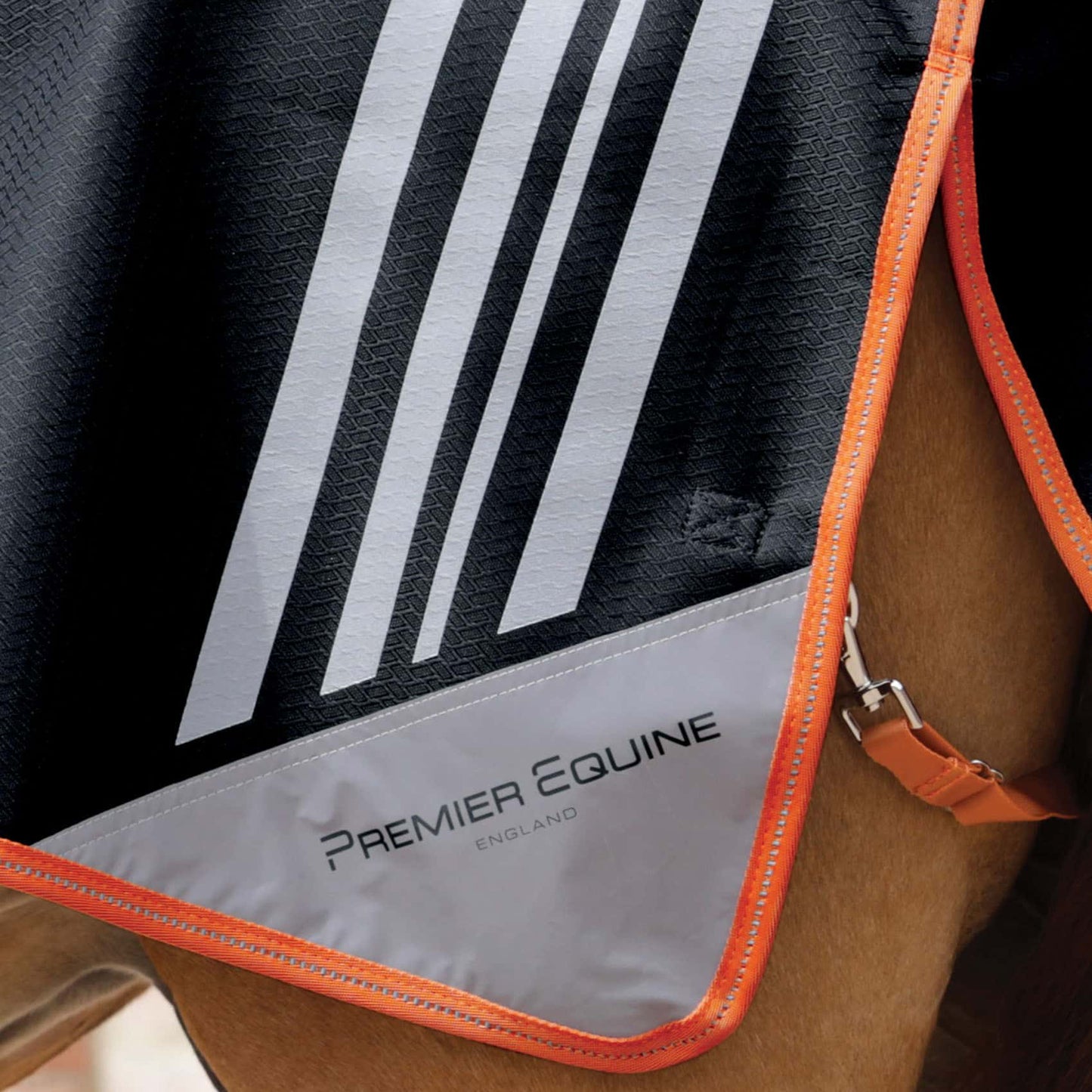 Couvre-Reins Stratus Reflective Premier Equine – Imperméable et Haute Visibilité