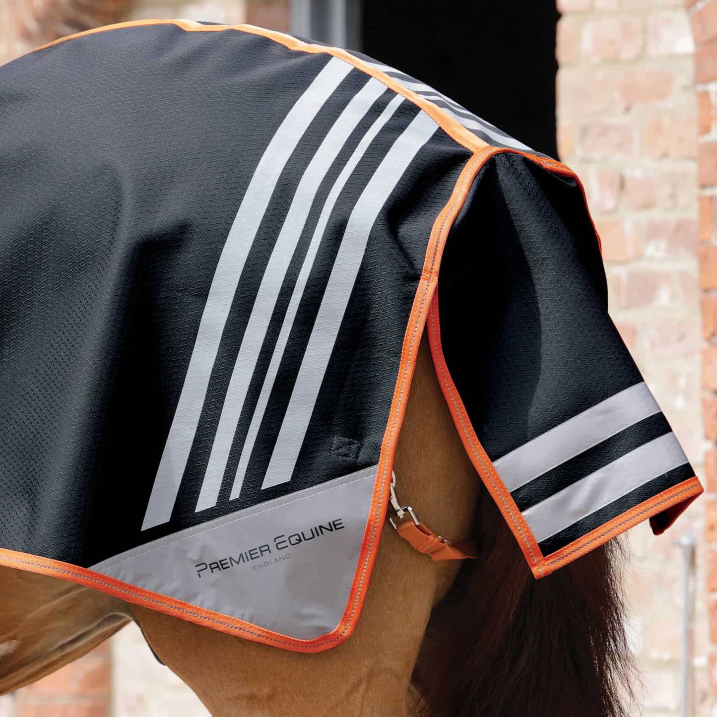 Couvre-Reins Stratus Reflective Premier Equine – Imperméable et Haute Visibilité