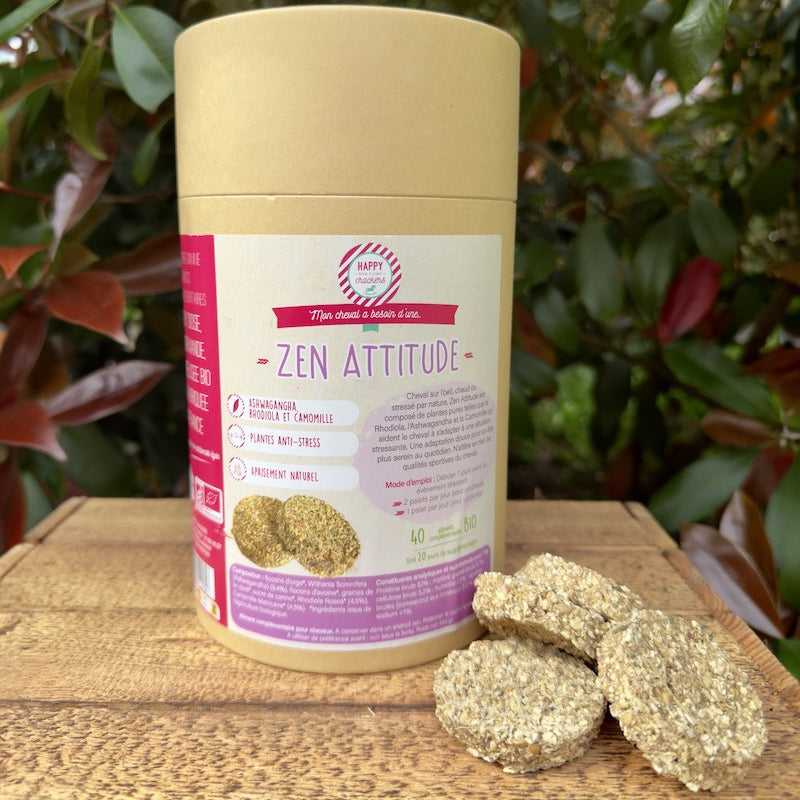 Zen Attitude Bio pour Chevaux – Formule Naturelle Apaisante et Anti-Stress | Happy Crackers