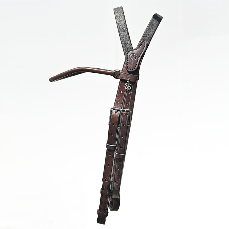 Bridon IHWT Evolution Sans Muserolle – Cuir classique – In horse we trust