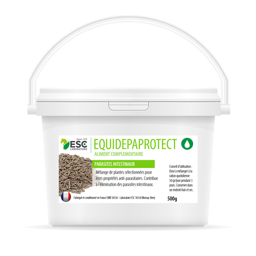 Equidépaprotect cheval – Complément naturel anti-parasitaire | ESC Laboratoire