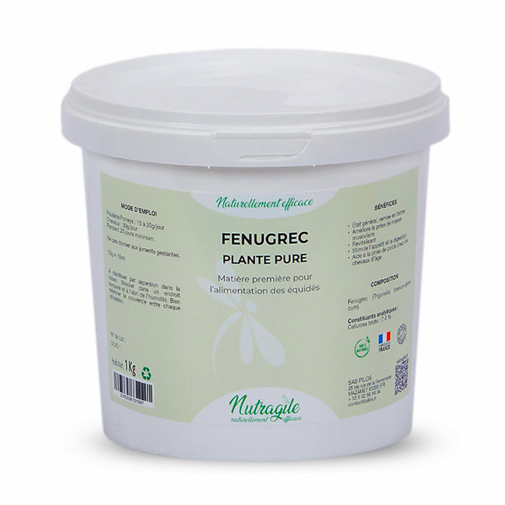 Fénugrec Prise de Masse & Vitalité Chevaux | Nutragile