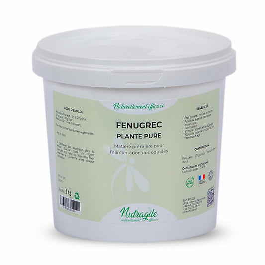 Fénugrec Prise de Masse & Vitalité Chevaux | Nutragile
