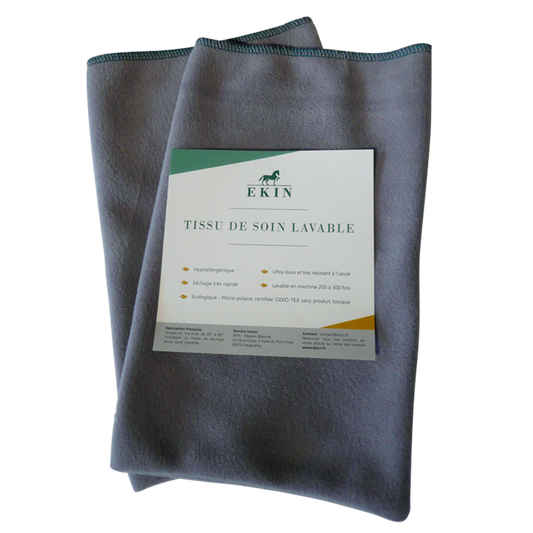 Gant de Soin Lavable EKIN – Pack de 2 – Confort et Nettoyage Doux pour Chevaux