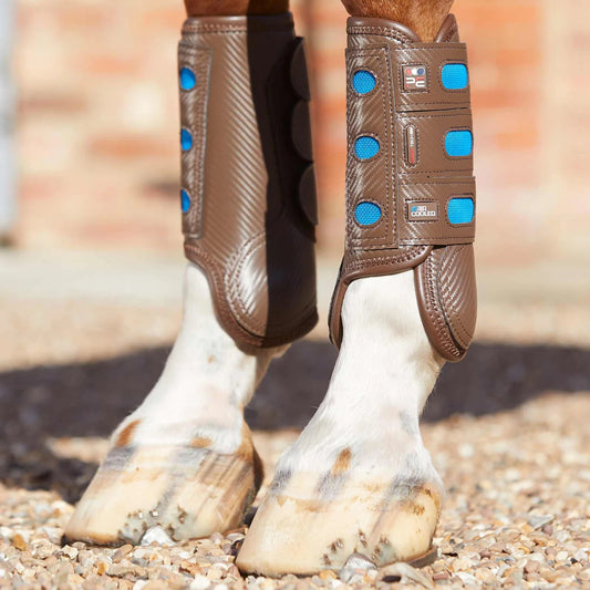 Guêtres Antérieurs Carbon Tech Air Cooled Premier Equine – Protection Légère et Ventilée