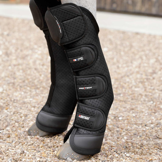 Guêtres de Transport Pro-Tech Genou Airtechnology Premier Equine – Protection et Confort