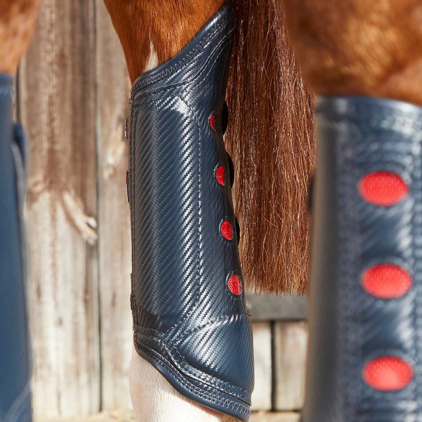 Guêtres Postérieures Carbon Tech Air Cooled Premier Equine – Protection et Ventilation Avancée