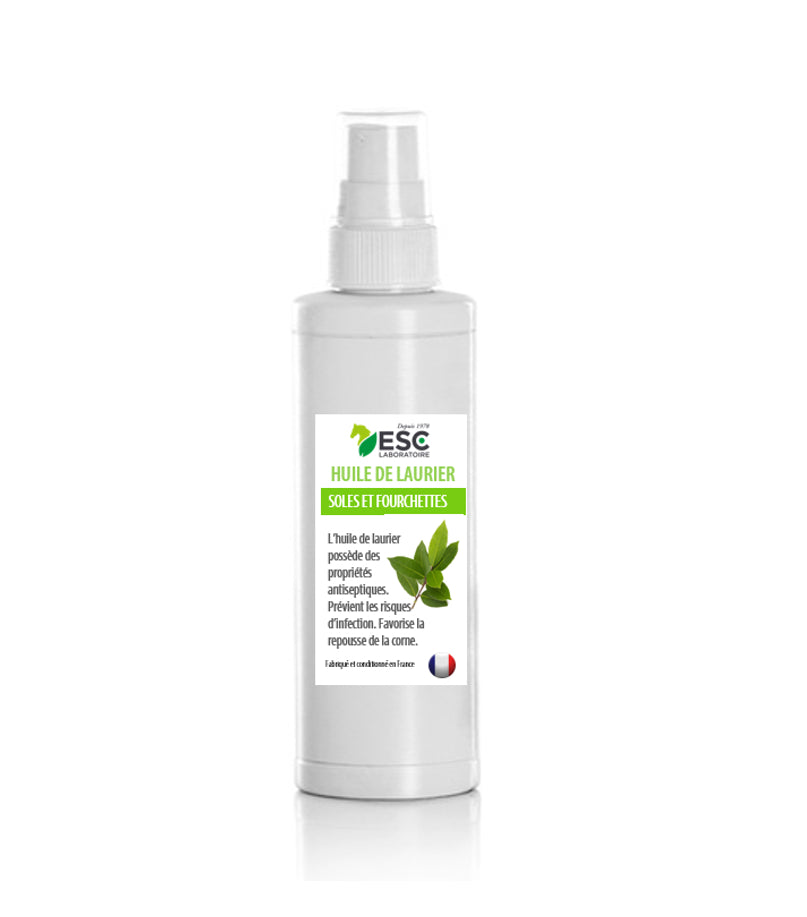 Huile de laurier cheval – Nourrit, purifie et stimule la pousse des sabots - ESC