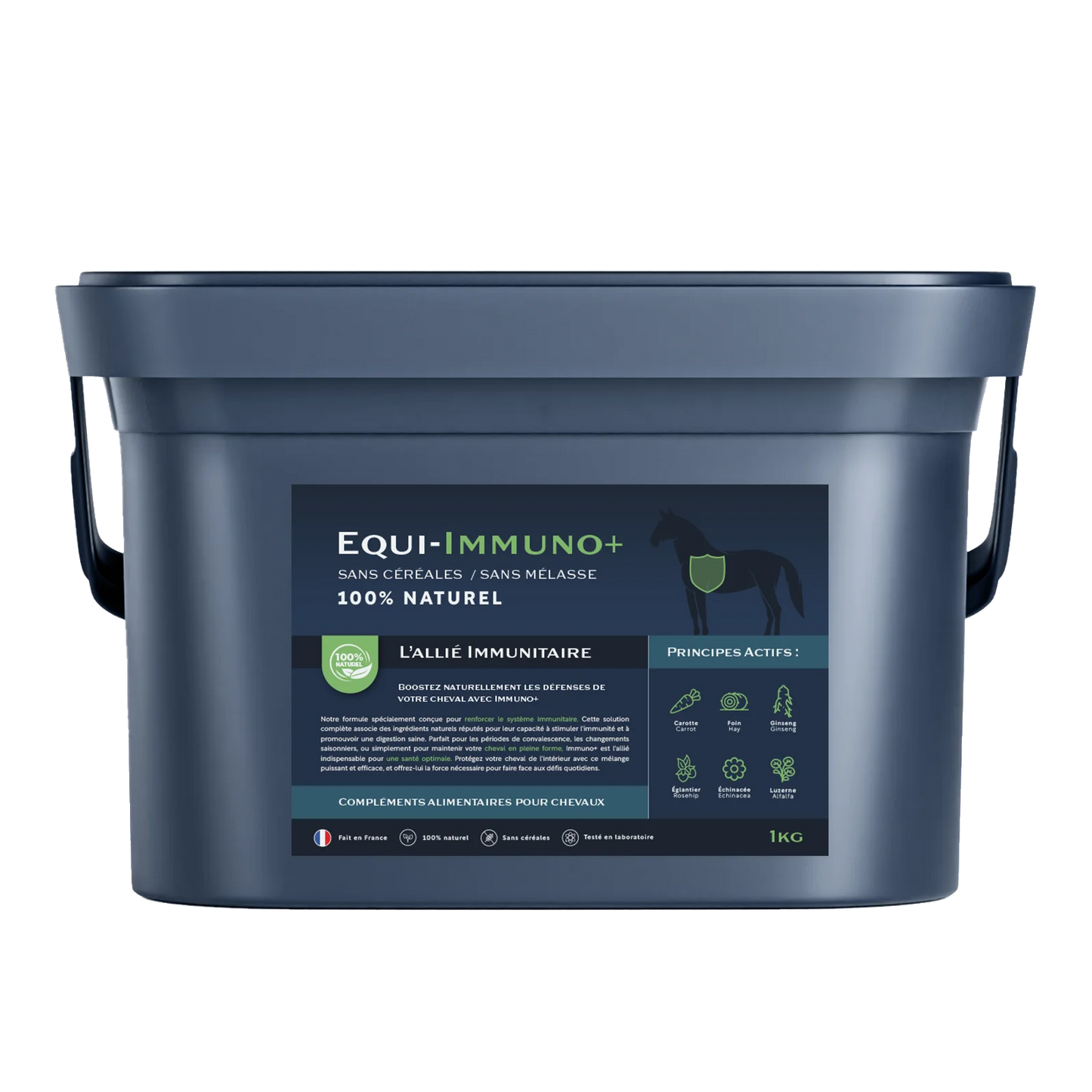 Equi-Immuno+ – Complément naturel pour renforcer le système immunitaire du cheval - Equimojo