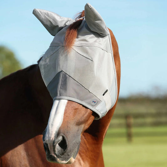 Masque Anti-Mouches Premier Equine Buster Standard + – Protection UV & Confort Anti-Insectes