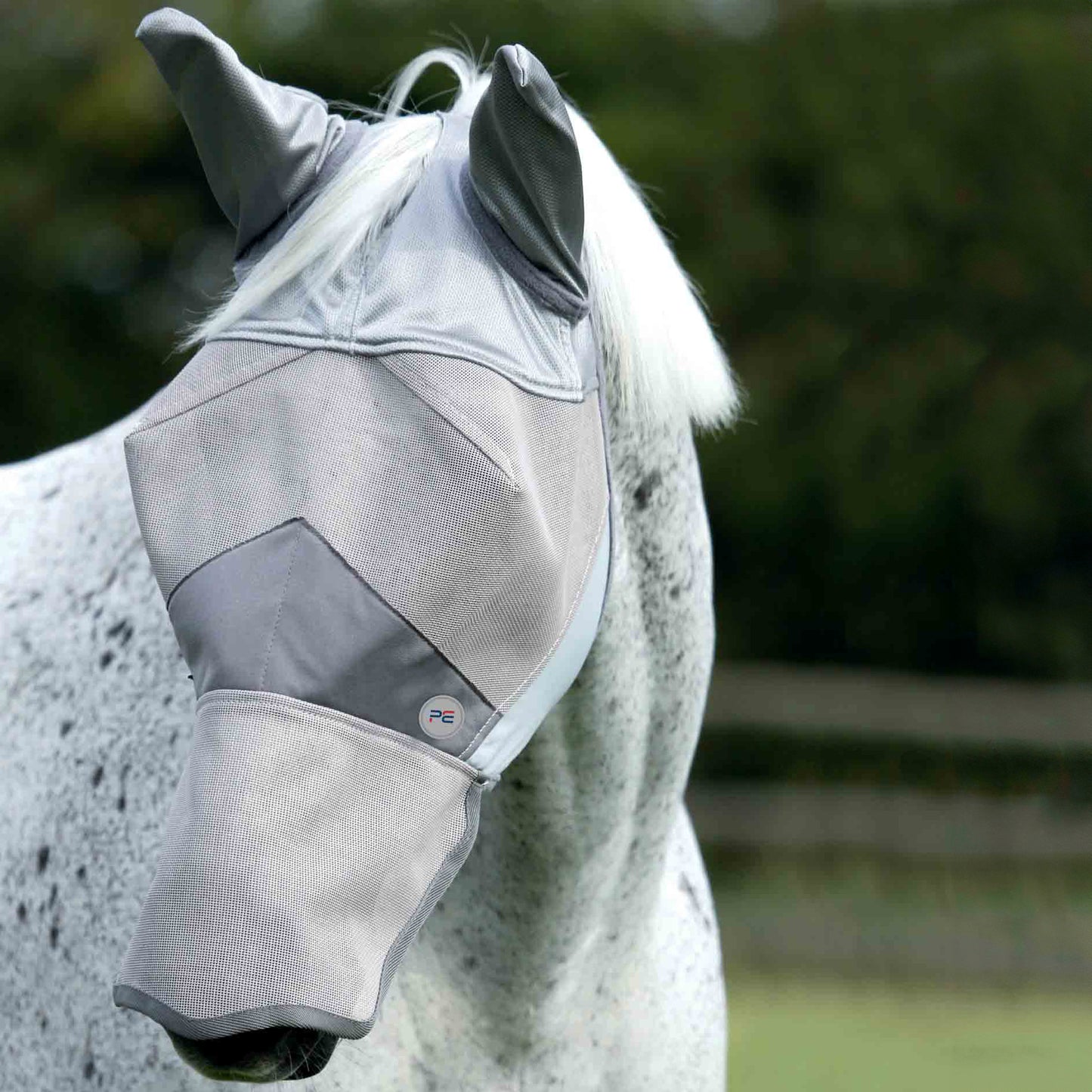 Masque Anti-Mouches Premier Equine Xtra Buster – Protection UV & Protège-Nez Long