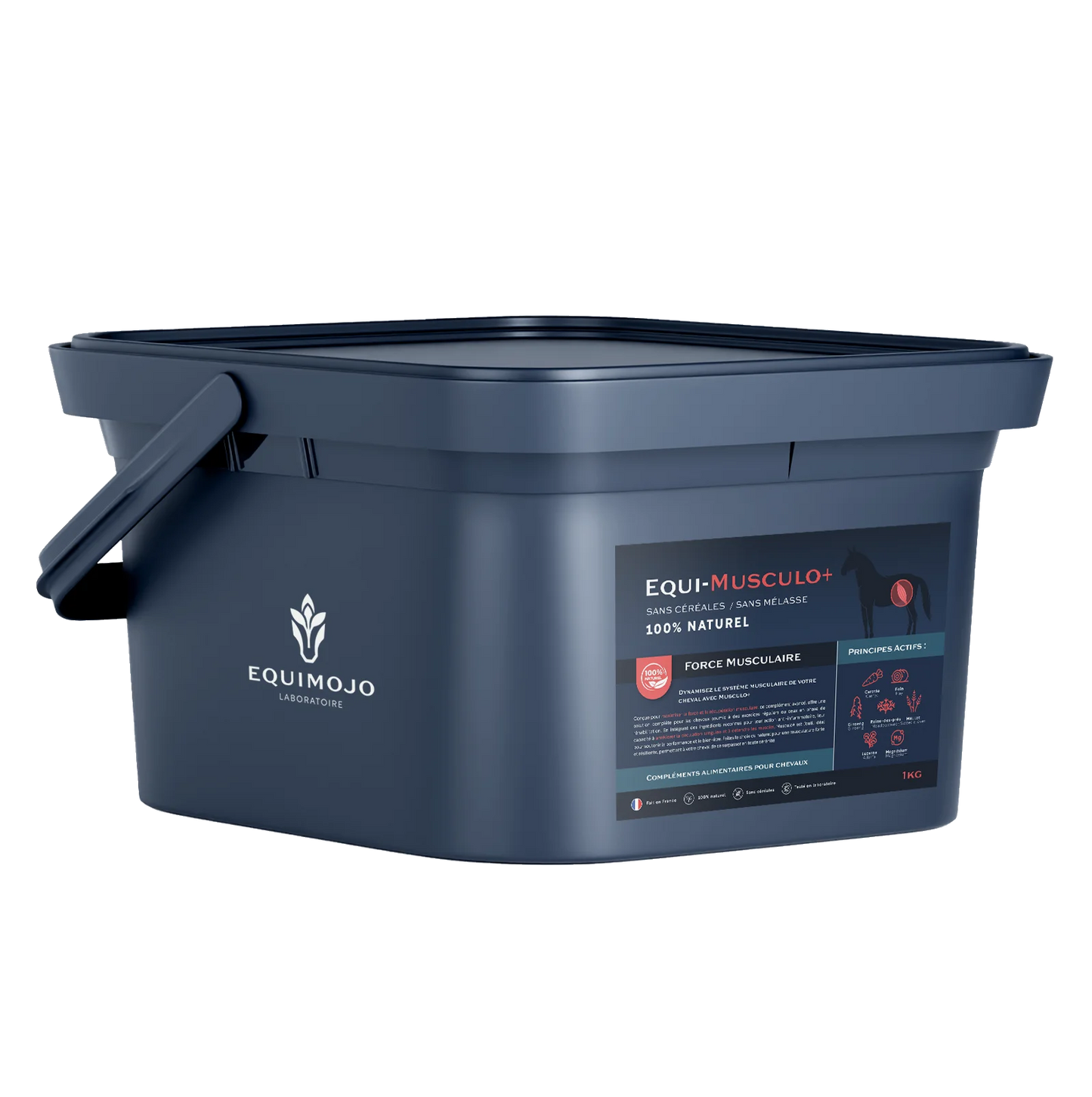 Equi-Musculo+ – Complément naturel pour force et récupération musculaire cheval - Equimojo