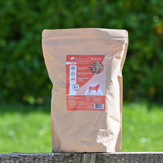 Natural'Mash Top – Mash naturel pour récupération et santé générale du cheval - Natural Innov