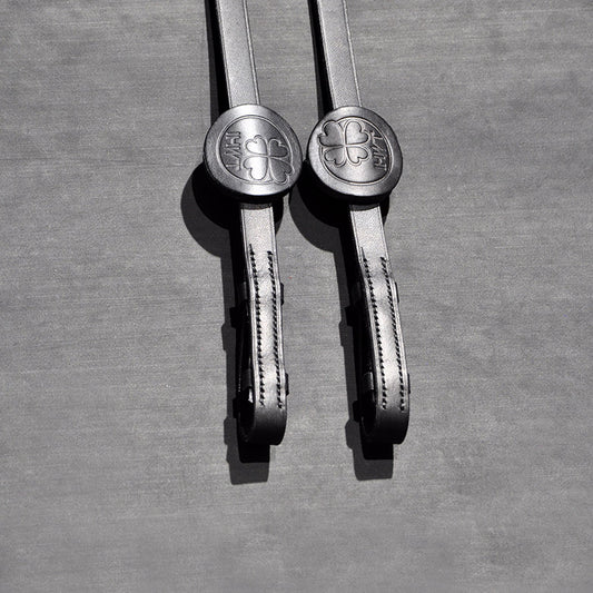Rênes Adjust cuir avec grip – fabrication française – In horse we trust