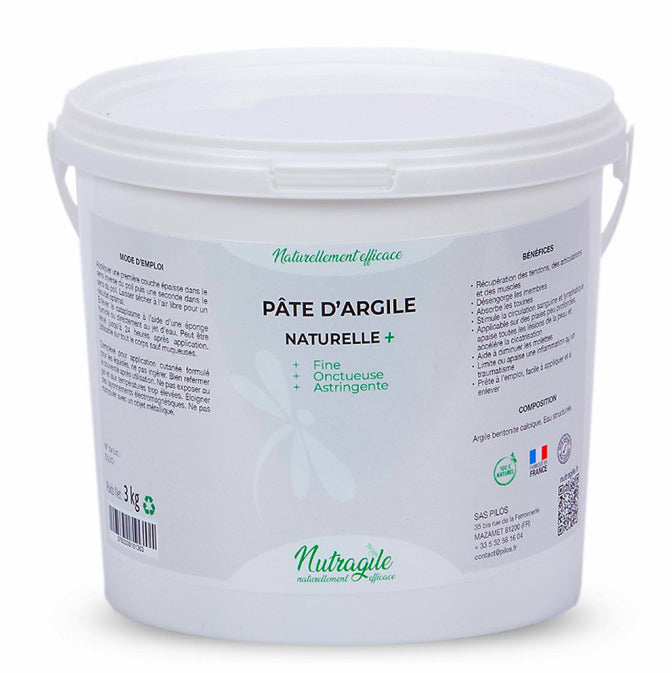 Pâte d'Argile Naturelle + récupération tendons muscles articulations | Nutragile