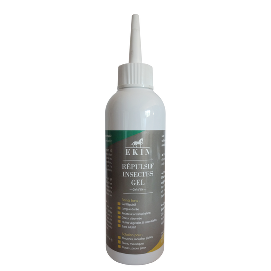 Gel d’Été Répulsif Insectes Cheval Ekin – Protection 48h Contre Piqûres