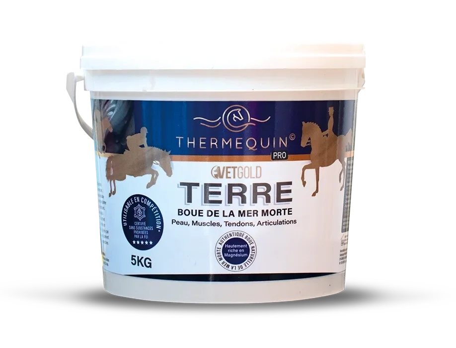 Terre – Boue Mer Morte cheval récupération | Thermequin