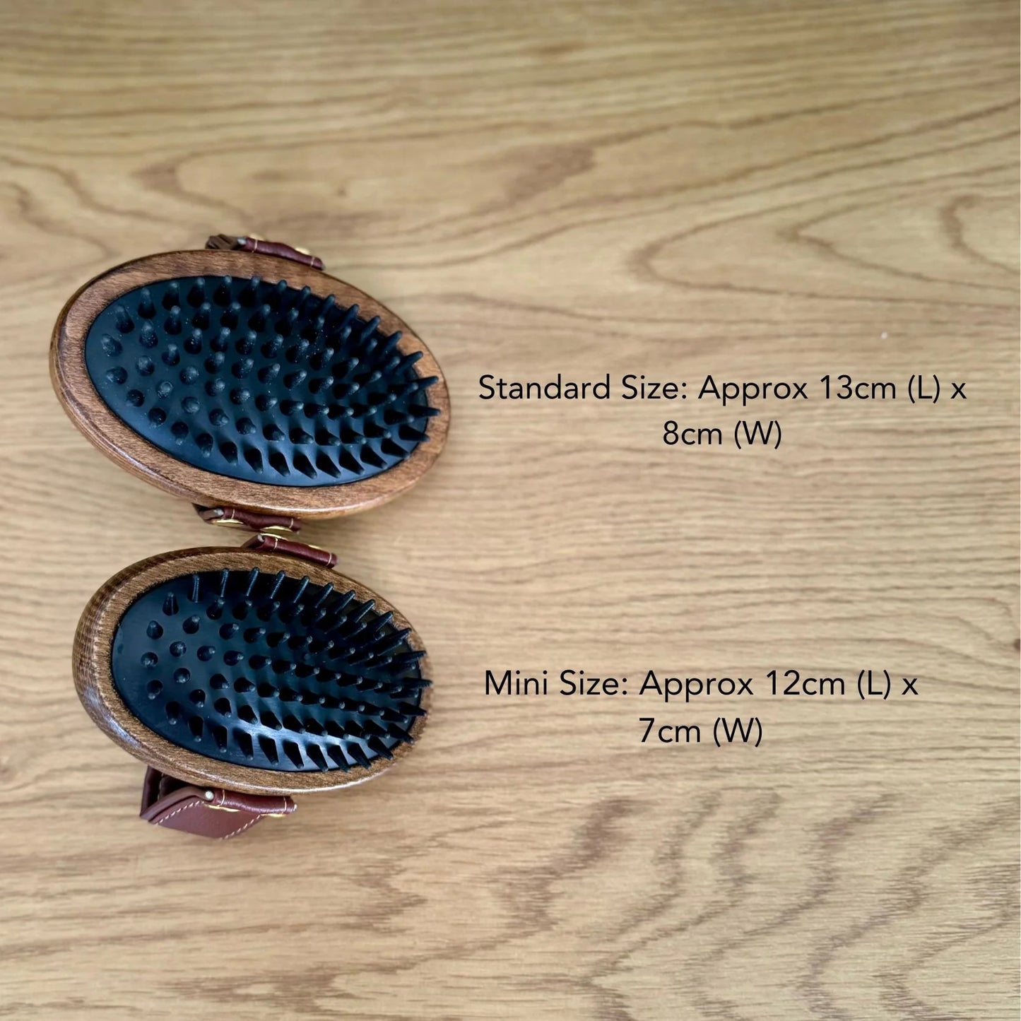 Brosse de massage en caoutchouc mini