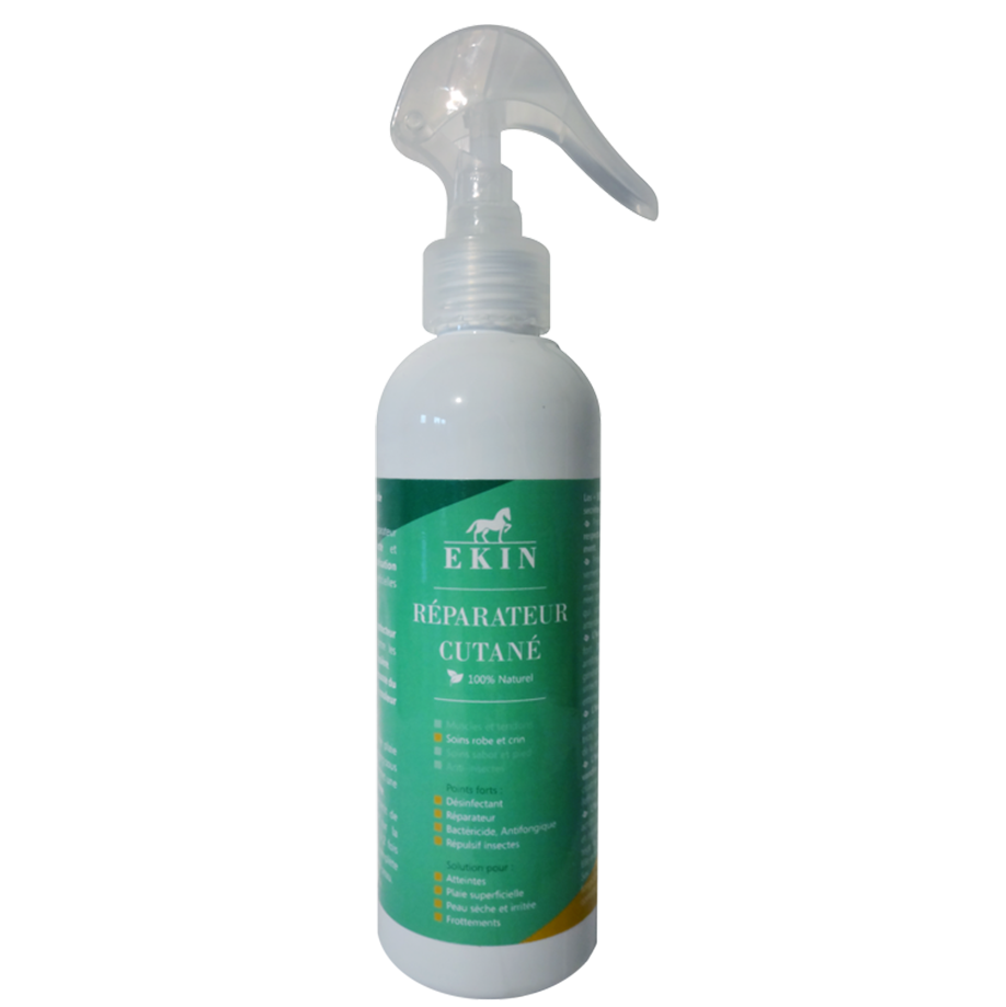 Spray Réparateur Cutané EKIN – Assainit & Répare la Peau du Cheval