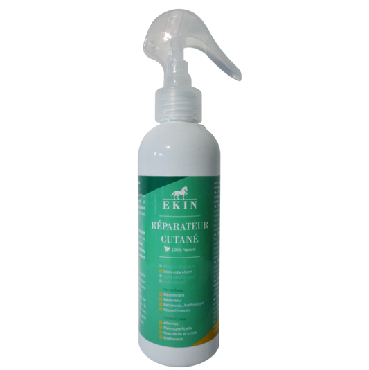 Spray Réparateur Cutané EKIN – Assainit & Répare la Peau du Cheval