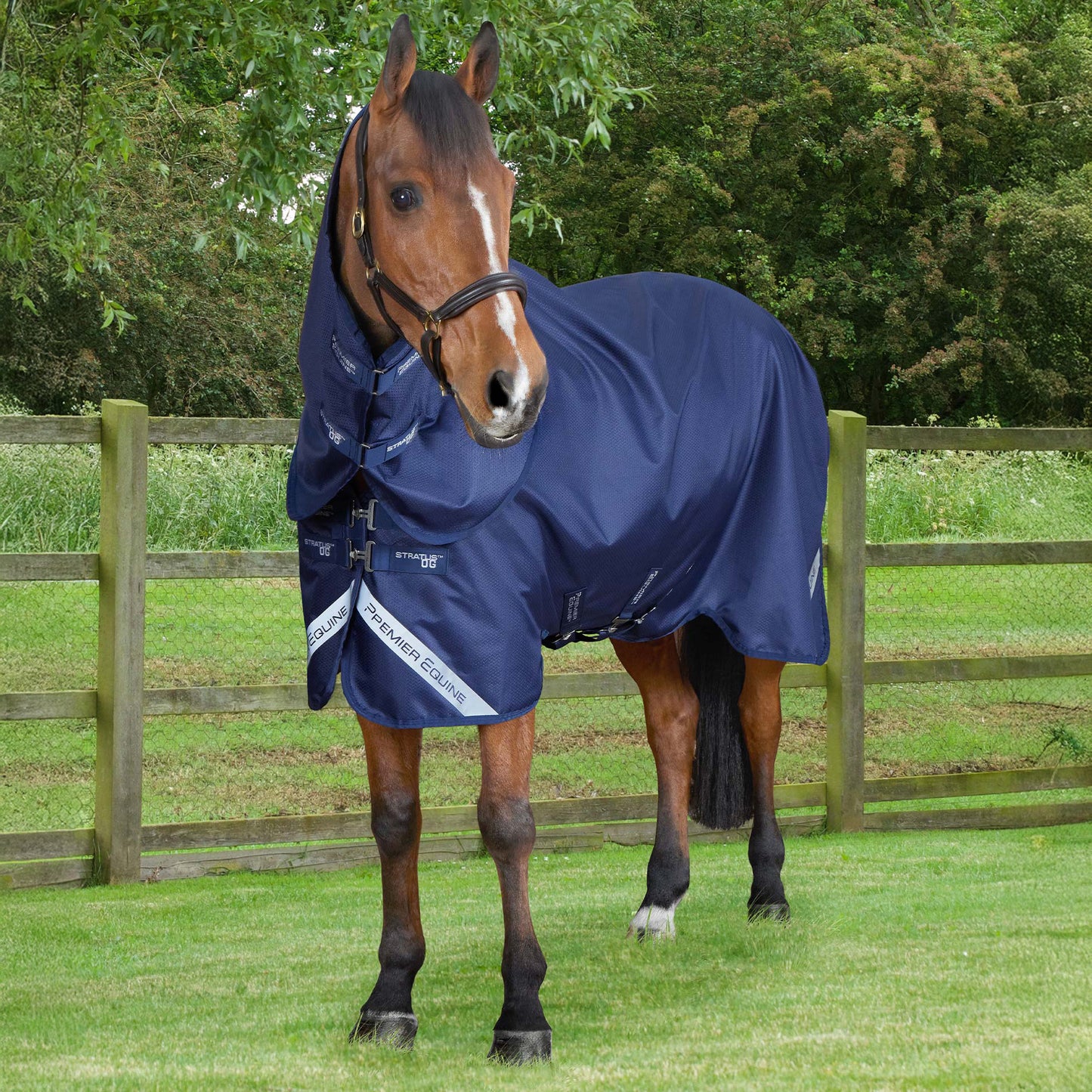 Couverture Stratus 0g Premier Equine avec Couvre Cou – Imperméable et Respirante 600D