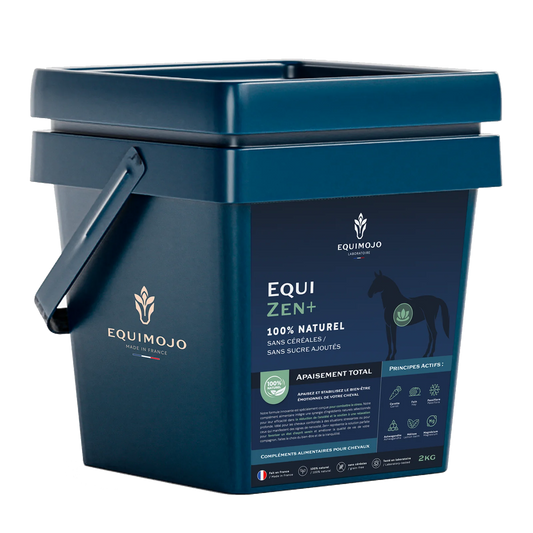 Equi-Zen+ – Anti-stress naturel pour cheval anxieux ou nerveux - Equimojo