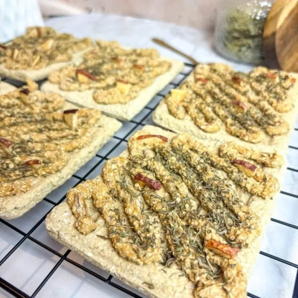 GaufreBio Respiration Ingrédients – pommes séchées et thym biologique, friandise naturelle pour chevaux