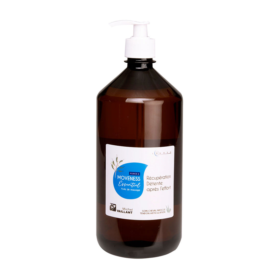 Huile massage Moveness Essentiel Force 2 – Soulage douleurs – Michel Vaillant