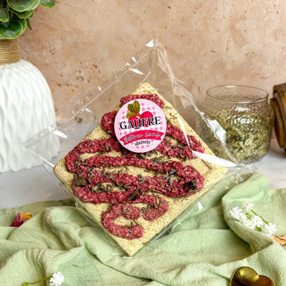 GaufreBio Sérénité Betterave & Lavande – friandise bio pour cheval, soutien calme et bien-être