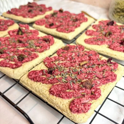 Ingrédients bio Betterave et Lavande pour GaufreBio Sérénité – friandise naturelle pour cheval