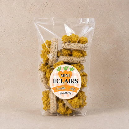 MINI-ECLAIRS PARASITES - Carotte et Ail - Equinatbio