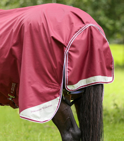 Couverture d’extérieur Akoni 0 g avec couvre-cou classique – Premier Equine