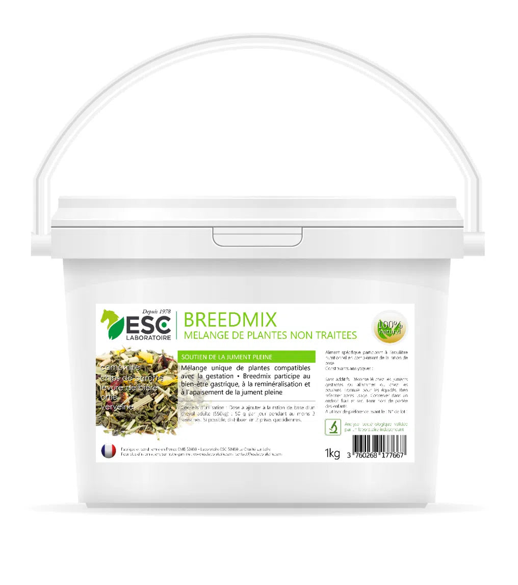 BREEDMIX – Bien-être gestation et lactation juments – Mélange de plantes - ESC