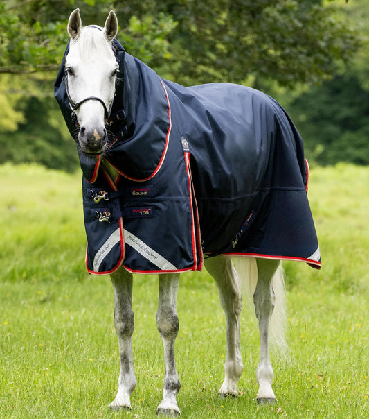 Couverture d’extérieur Buster 100 g avec couvre-cou Snug-Fit - Premier Equine