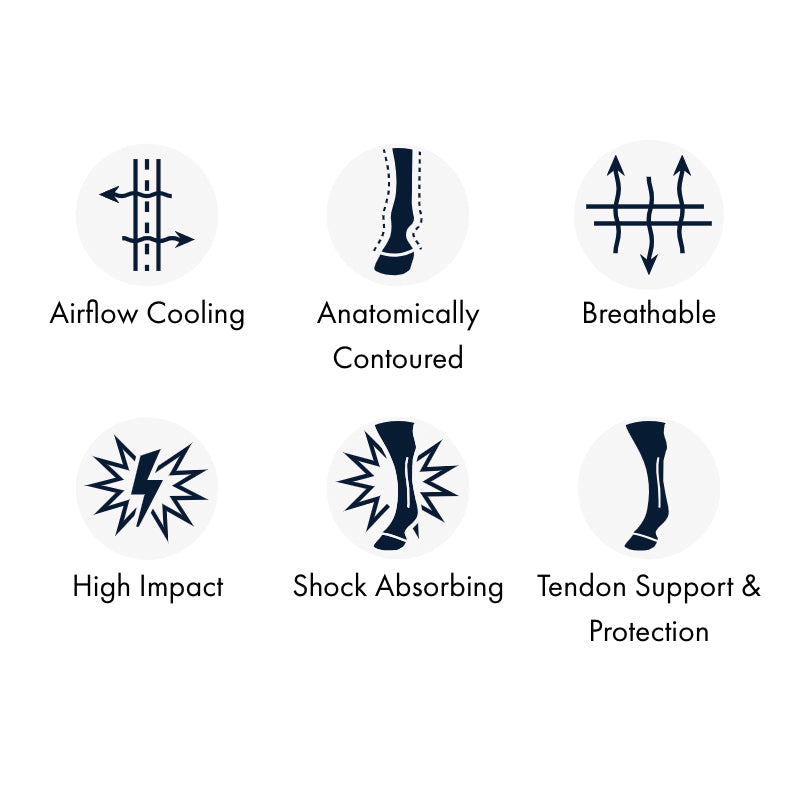Guêtres Premier Equine Carbon Pro Techno Wool – Protection Tendons Ultra-Légère et Résistante