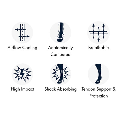 Guêtres Premier Equine Carbon Pro Techno Wool – Protection Tendons Ultra-Légère et Résistante