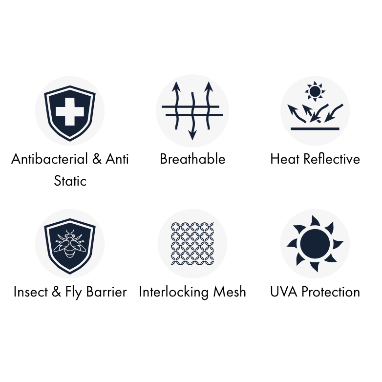 Couverture anti-mouches Bug Buster Combo Premier Equine – Protection UV et insectes pour cheval