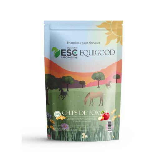 Chips Pomme – Friandises Naturelles Cheval Sans Sucres - ESC