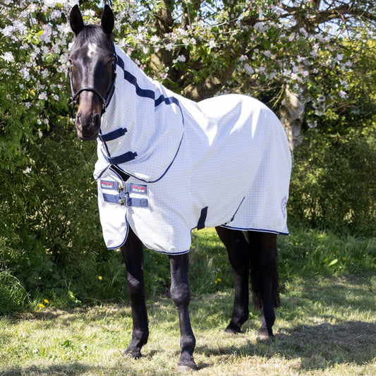 Chemise d’écurie en coton avec couvre-cou