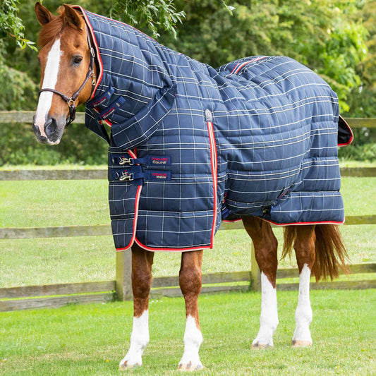 Couverture d’Écurie Domus 200g Combo avec Couvre-Cou Intégré | Premier Equine Polypropylène 1200D