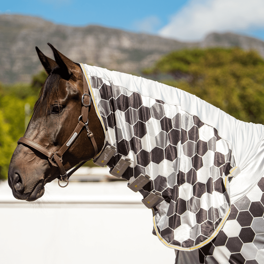 Couverture Anti-Mouche Cheval Equilibrium Field Relief – Protection UV & Anti-Dermite