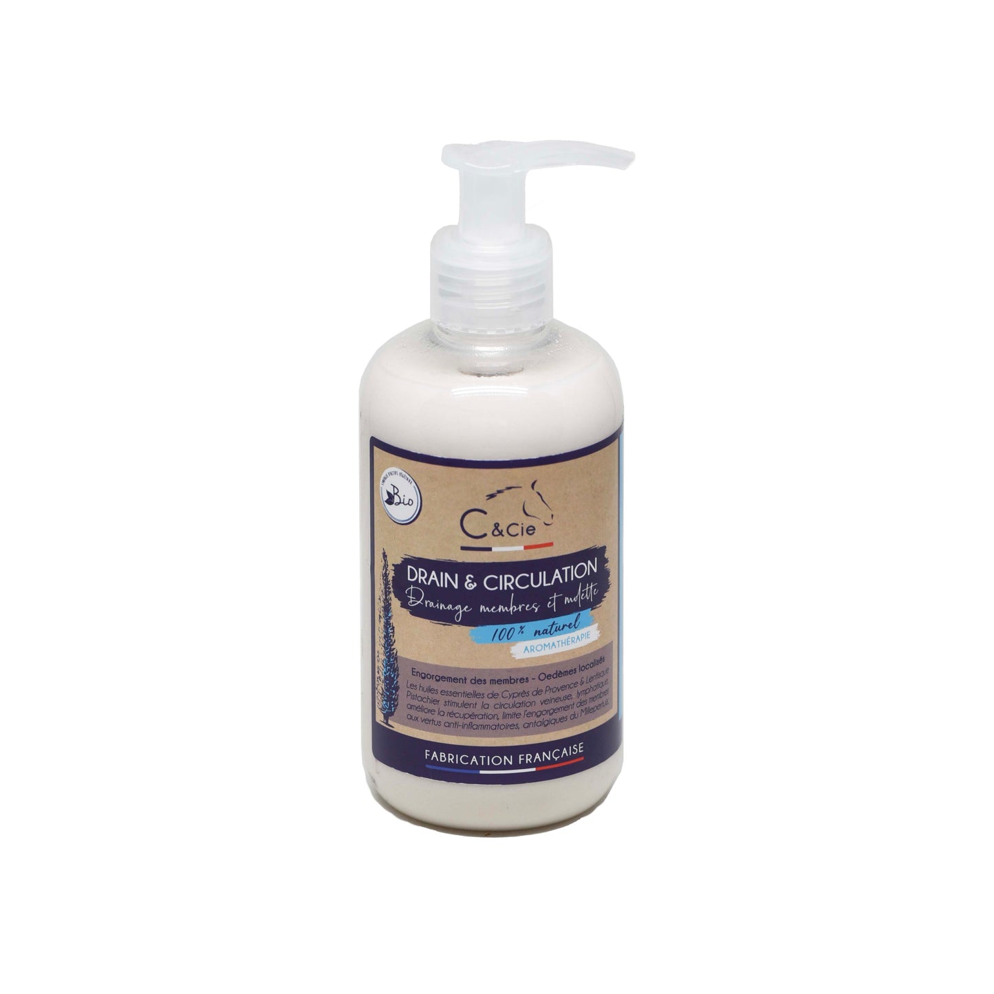 Drain & Circulation C&cie – Gel Drainant Anti-Engorgement et Molette pour Chevaux