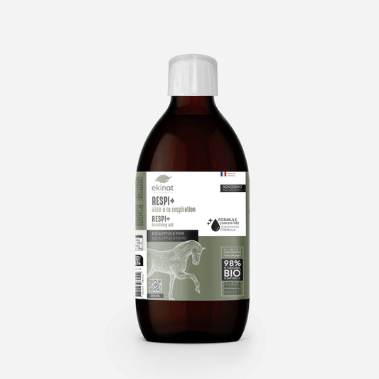 Respi+ – Aliment complémentaire Soutien & confort respiratoire  cheval - Ekinat