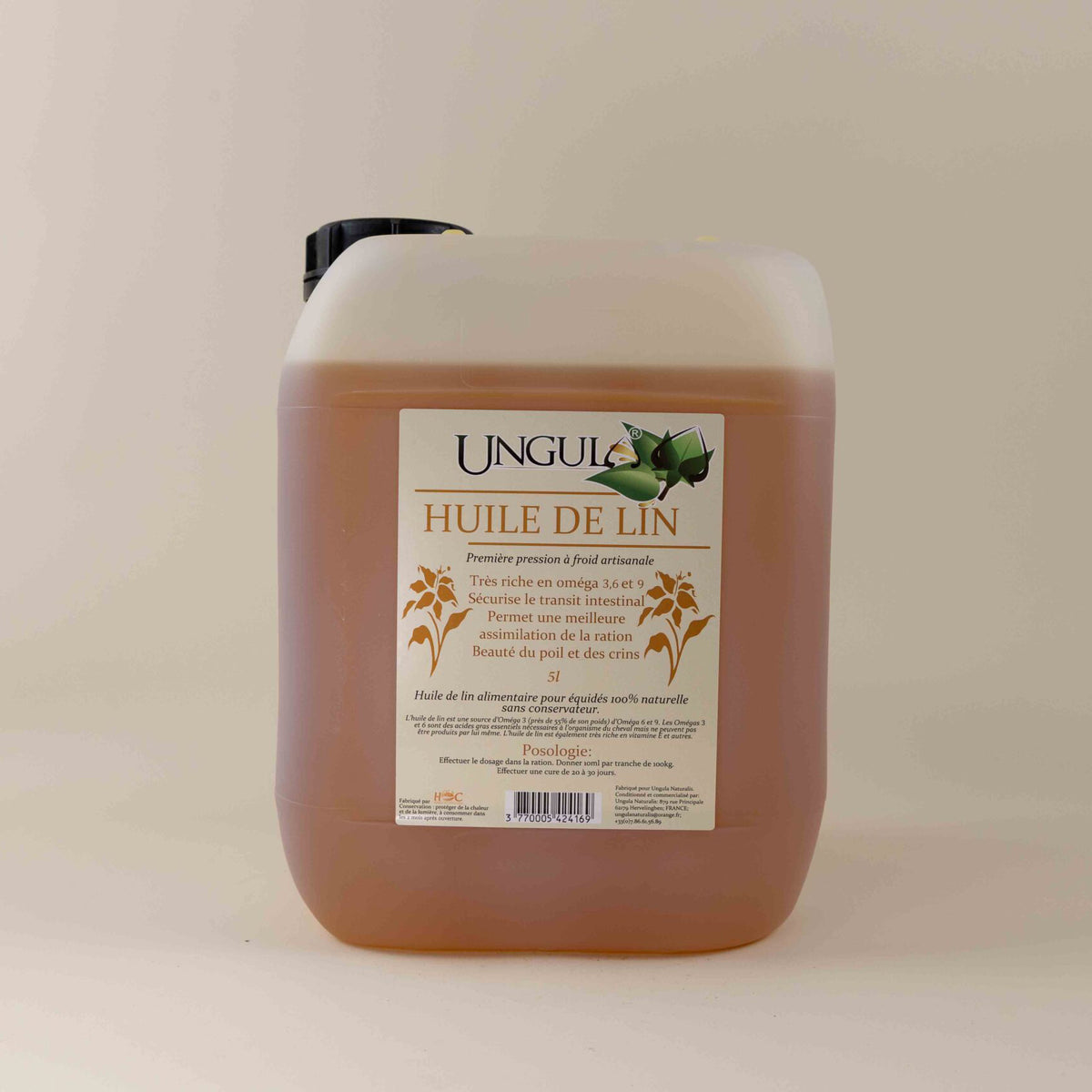 Huile de Lin - Ungula Naturalis